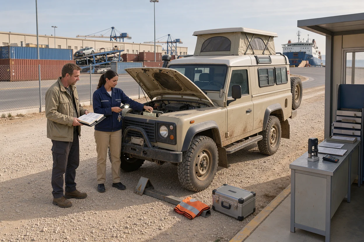 Illustrative scene for Buying an Adventure Vehicle Abroad: Documents and Costs